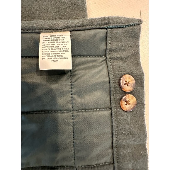 Cabela’s Forest Green Quilted & Lined 100% Cotton Jacket XL - Picture 11 of 16